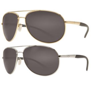 Costa Del Mar Wingman Sunglasses   Palladium Frame with Gray 580P Lens 729724