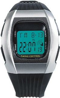 PEARL Digitale Unisex Sport Funkuhr mit LCD Display "SW 640 dcf": PEARL: Uhren