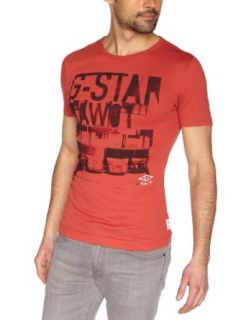 G STAR Herren T Shirt ART Shelby r t s/s   84083A.4835, Gr. 54 (XL), Rot (ketchup 3483): Bekleidung