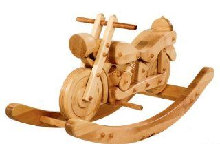 Schaukelmotorrad Schaukelpferd Holzspielzeug PUCK NEU: Spielzeug