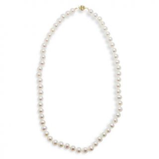 Imperial Pearls 14K Gold 7 7.5mm Cultured Freshwater Pearl 18" Necklace
