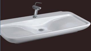 Design Waschbecken CGA 254 Aufsatzwaschbecken mit berlauf: Baumarkt