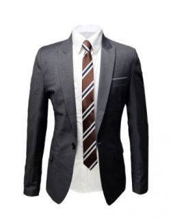 Tom's Ware Mens Casual Fashion One Button Dress Suit Jackets at  Mens Clothing store Business Suit Jackets
