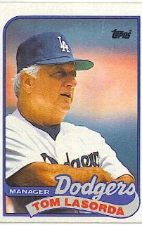 1989 Topps #254 Tom Lasorda : Sports Related Trading Cards : Sports & Outdoors
