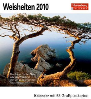 Harenberg Postkarten Kalender Weisheiten 2010: Kalender mit 53 heraustrennbaren Postkarten: Bücher