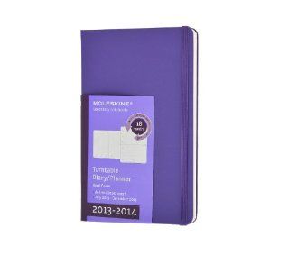 Moleskine Drehbarer Kalender 18 Monate 2013 2014 / Large / Fester Einband / Violett Planners & Datebooks: Moleskine: Fremdsprachige Bücher