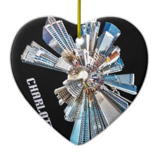 CHARLOTTE NORTH CAROLINA CHRISTMAS TREE ORNAMENT