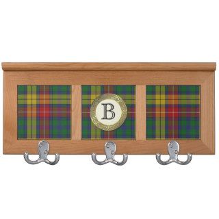 Buchanan Tartan Plaid Monogram Coat Rack