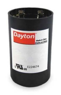 Dayton Start Capacitor, 216 259mfd, 220 250 V, Rnd   2MET8: Industrial & Scientific