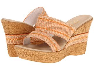 Onex Africa Womens Wedge Shoes (Orange)