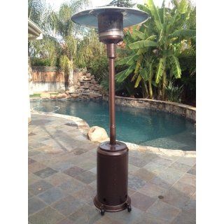 Fire Sense Hammer Tone Bronze Commercial Patio Heater : Portable Outdoor Heating : Patio, Lawn & Garden