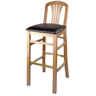 Holsag Alex 24 Bar Stool  Custom Chair (25+ Finishes / 80+ Fabrics) Finish: 
