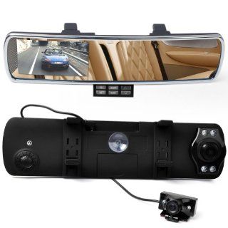 E PRANCE New 4.3"TFT HD Car Rearview Mirror Camera + G Sensor + H.264 + MOV + AV Out + Infrared Night Vision + 140 Wide Degree: Automotive