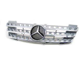 05 06 07 08 Mercedes Benz ML W164 ML270 ML320 ML350 ML420 ML500 Facelift Look Front Grille Silver: Automotive