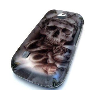 Lg Beacon Mn270 Skull Head Thorn Hard Case Cover Skin Protector Metro PCS mn 270: Cell Phones & Accessories