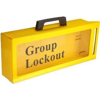 Brady Wall Mount Group Lock Box for Lockout/Tagout, Metal: Industrial Lockout Tagout Kits: Industrial & Scientific