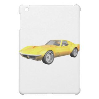 1970 Corvette Sports Car: Yellow Finish: iPad Case