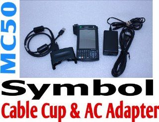 Symbol MC50 Pocket PC Mobile with Cable Cup Wireless Barcode Scanner Handheld  Bar Code Scanners  Electronics