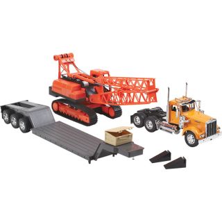 New Ray Die-Cast Truck Replica — Kenworth Big Rig with Crane, 1:32 Scale, Model# 11293  Kenworth Collectibles