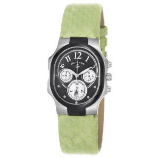 Philip Stein Women's 22TB FB SMLG Classic Light Green Leather Strap Watch Philip Stein Watches