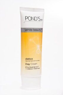 Genuine Pond's White Beauty Detox Spot Less White Cream (40g) with Vitamin B3, B6, E & C UV protection : Other Products : Everything Else