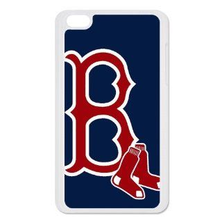 Vcase 005 MLB Major League Baseball Boston Red Sox Team Logo 3D Hard Printed Case Protector for iPod Touch 4/4G /4th Generation: Cell Phones & Accessories