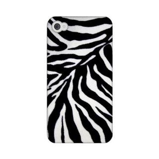 [Geeks Designer Line] Zebra Print Apple iPhone 4 / 4S Plastic Case Cover [Anti Slip] Supports Premium High Definition Anti Scratch Screen Protector; Durable Fashion Snap on Hard Case; Coolest Ultra Slim Case Cover for iPhone 4 / 4S Supports Apple 4 / 4S De