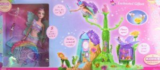 Barbie FAIRYTOPIA Magic of The Rainbow ENCHANTED Giftset w Secret Sprite Cottage, Mermaid to Fairy Doll, 2 Sprites & MORE! Kohl's Exclusive Special Edition Playset (2007 Mattel Canada): Toys & Games