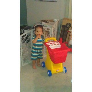 Little Tikes Shopping Cart   Yellow/Red: Toys & Games