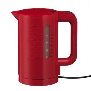 Bodum BISTRO electric water kettle 1.0 L red 11154 294: Kitchen & Dining