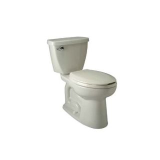 Toilet 1.6 gpf Elongated siphon jet two piece toilet Elongated shape