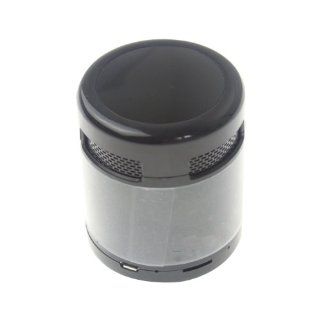MKEN EWA E302 Portable Mini Hands Free Bluetooth V2.0 MIC Speaker with 2 in 1 Function Cable   Gray: Computers & Accessories