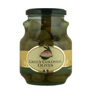 Cinquina Green Colossal Olives : Green Olives Produce : Grocery & Gourmet Food