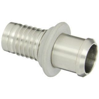 PT Coupling Progrip C50 Crimp System Series Stainless Steel 304 Hose Fitting, Adapter with Bumper, 1 1/2" Sanitary Bevel Seat Female: Sanitary Tube Fittings: Industrial & Scientific