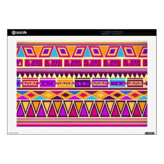 Aztec Fuchsia Pattern Skins For 17" Laptops