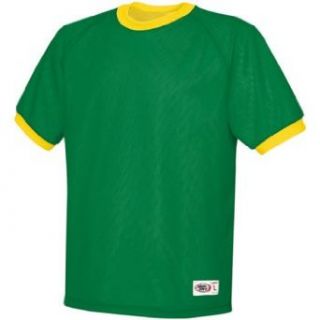 High Five Youth Mini Mesh Kelly Green Gold Soccer Jersey   Youth S: Clothing