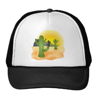 Desert Cactus Mesh Hats
