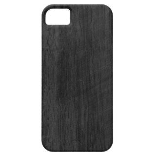 Black Wood Texture iPhone 5 Cover
