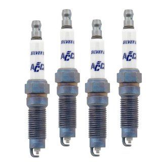 ACCEL  308S Silver Tip Spark Plugs for Ford, (Pack of 4): Automotive