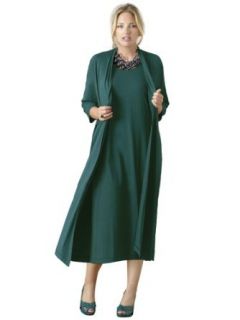 Ulla Popken Women's Plus Size Two In One Knit Dress at  Womens Clothing store: