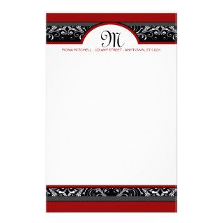 Elegant Floral Stationery Paper