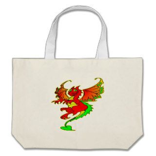 Cute Dragon Tattoo Canvas Bags