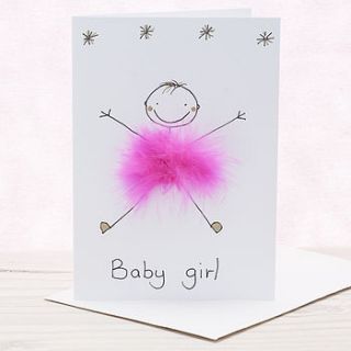handmade personalised new baby card by all things brighton beautiful