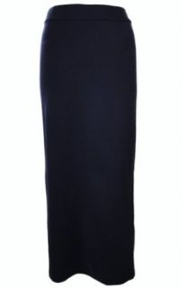 Sutton Studio Women's Pull On Long Ponte Skirt (Petite Small, Navy) [Apparel] at  Womens Clothing store