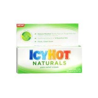 ICY HOT NATURALS Pain Relief Cream 7.5% Menthol .5 oz: Health & Personal Care