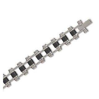 Bicycle Chain Link Men's Bracelet 316L Surgical Stainless Steel: Jewelry