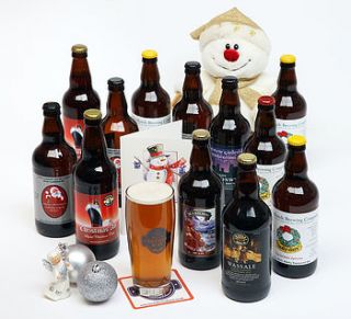 case of christmas ales by best of british beer