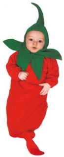 Rubie's Red Hot Chili Pepper Baby Bunting Costume: Infant And Toddler Costumes: Clothing