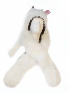Wolf Costume Hat With Mittens: White: Toys & Games