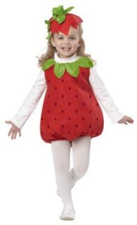 California Costumes Strawberry Girl Infant Romper, Red, 18 24 Costume: Infant And Toddler Costumes: Clothing